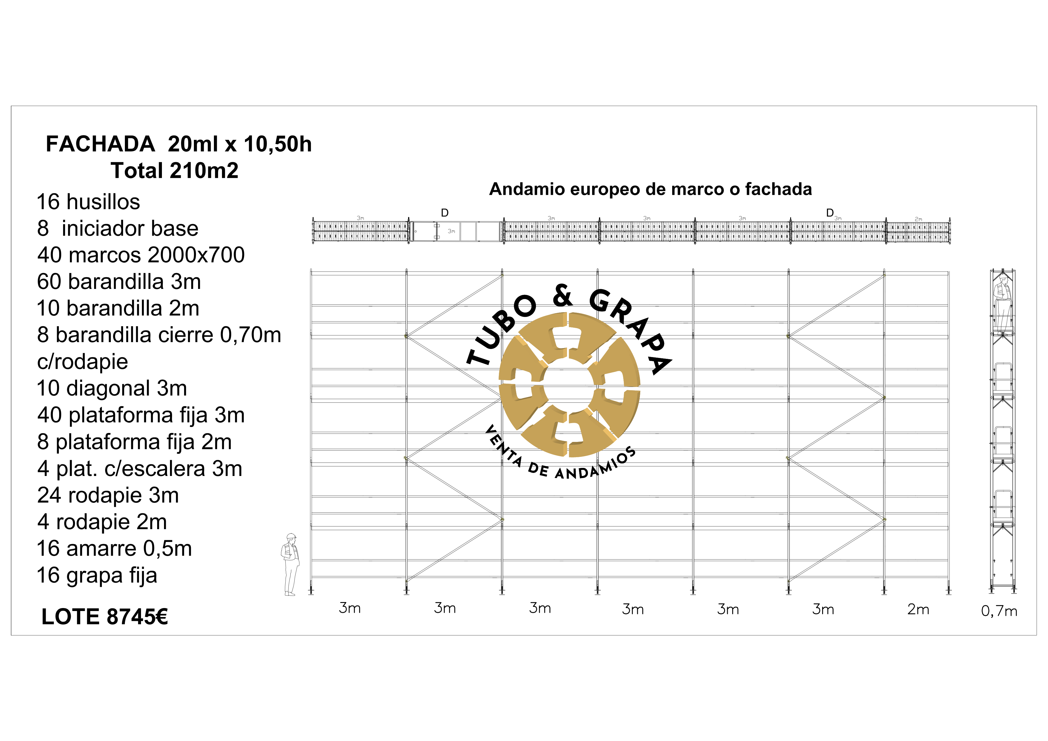 210M2 ANDAMIO DE MARCO R75