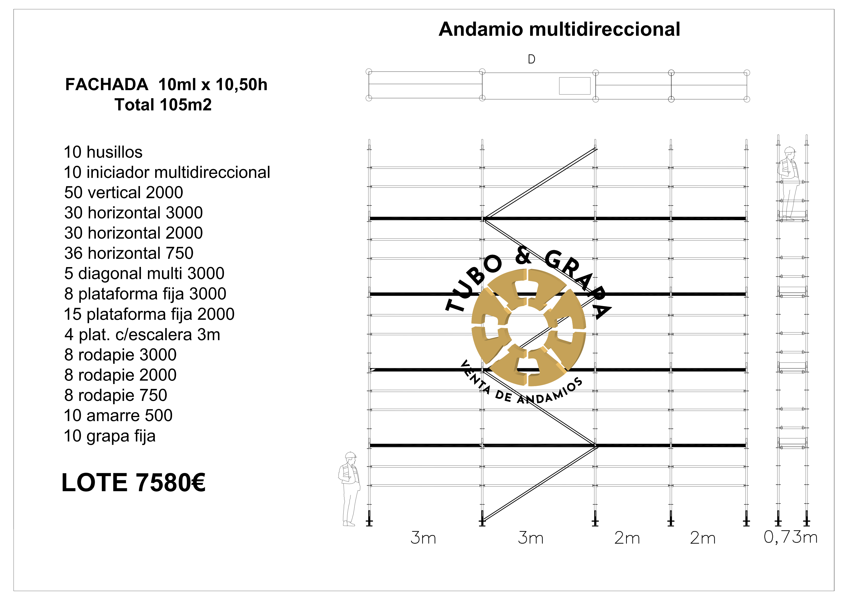 105M2 ANDAMIO MULTI