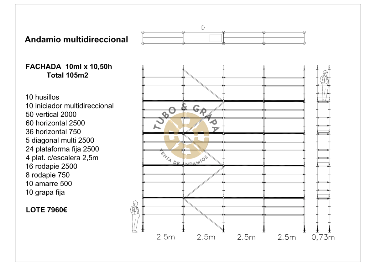 105M2 ANDAMIO MULTI