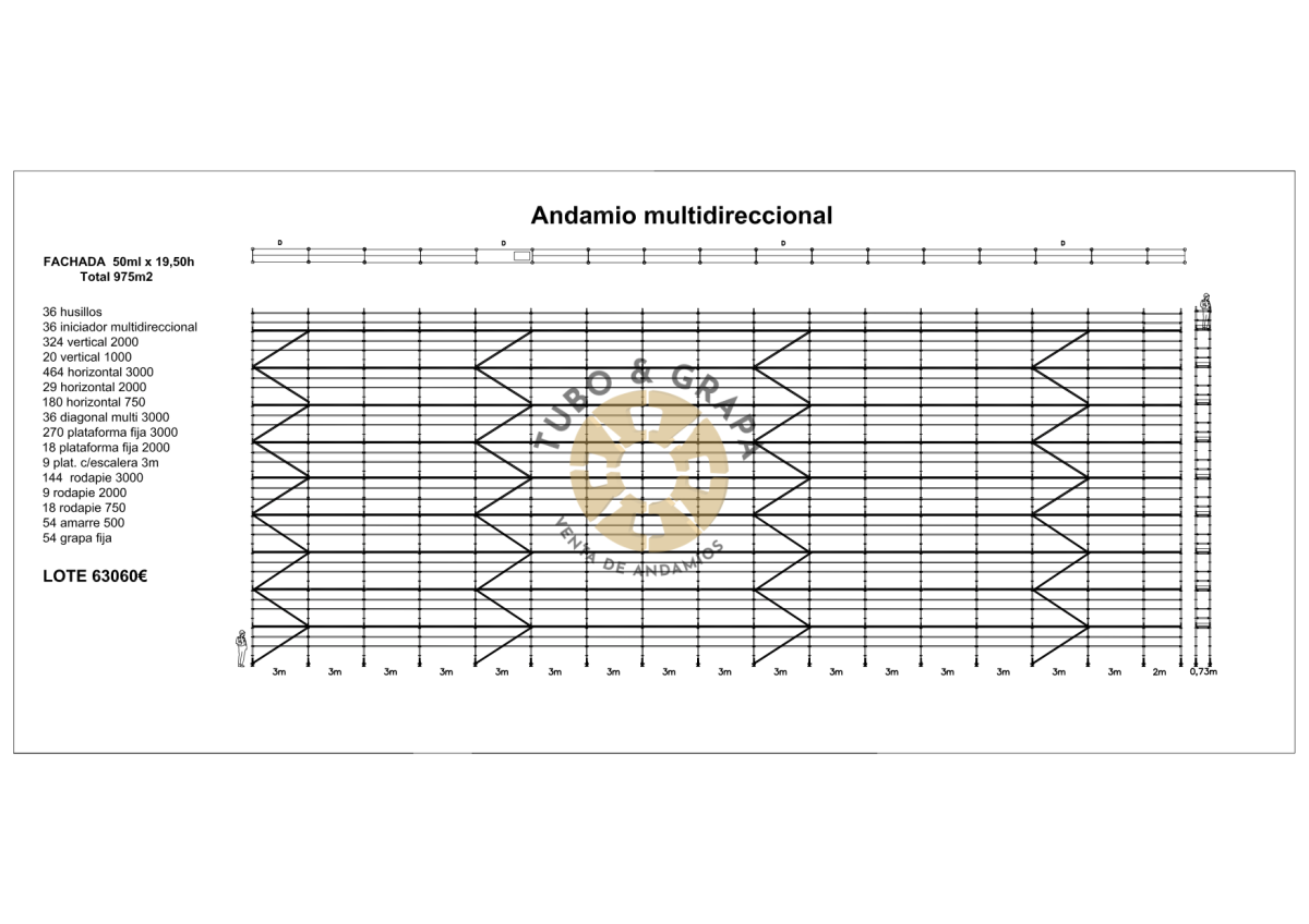 975M2 ANDAMIO MULTI
